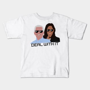 Joe Biden Kamala Harris Deal With It Kids T-Shirt